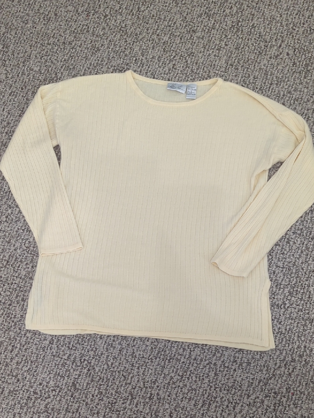 Vintage Butter Yellow Sweater